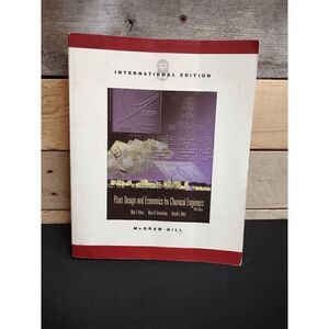 Plant Design and Economics for Chemical Engineers Fifth Edition - International